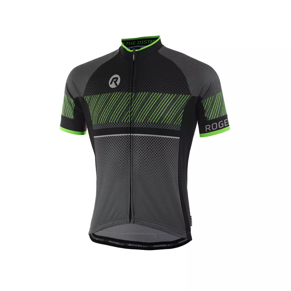 ROGELLI RITMO černý a zelený cyklistický dres