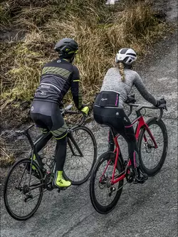 ROGELLI RITMO pánský cyklistický dres, černošedý-fluoro žlutý