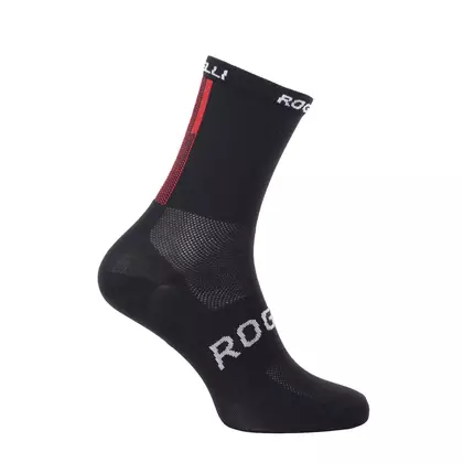 ROGELLI TEAM 2.0 černé cyklistické sportovní ponožky