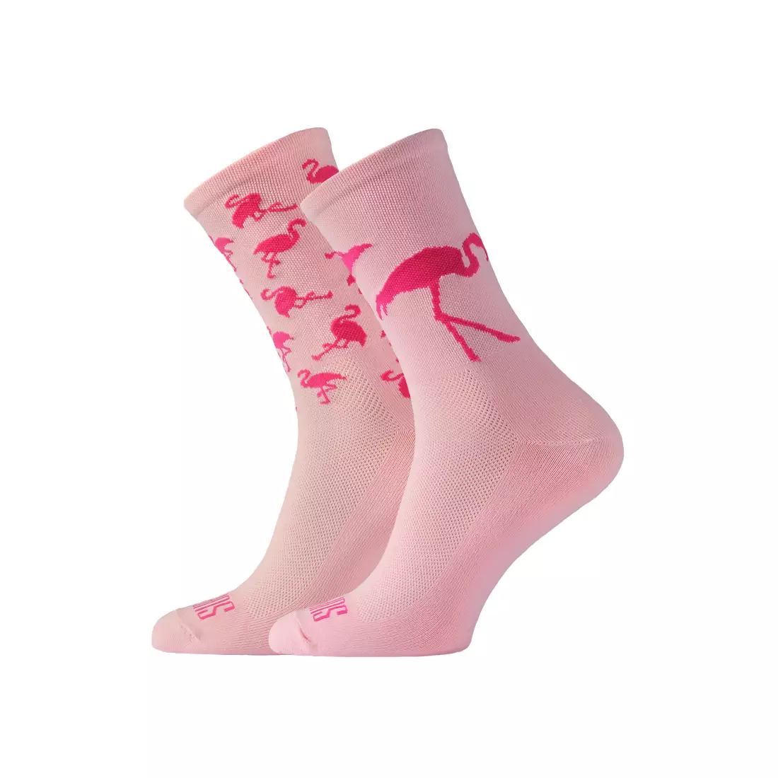 SUPPORTSPORT Ponožky FAMOUS FLAMINGOS růžové