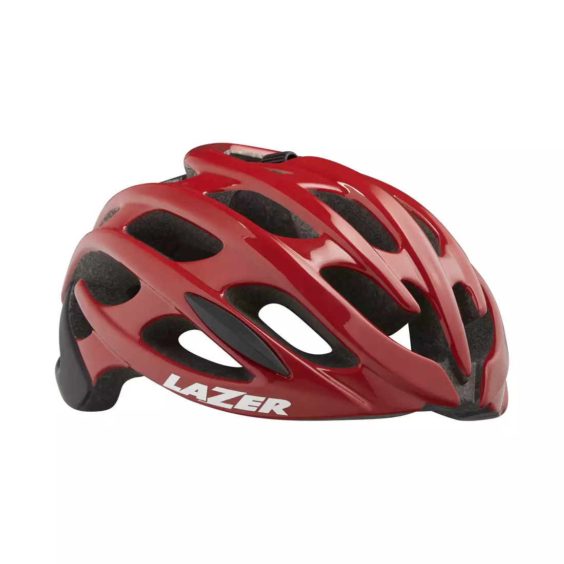 Silniční cyklistická helma LAZER BLADE+ Rollsys&amp;#x00AE; červená lesklá