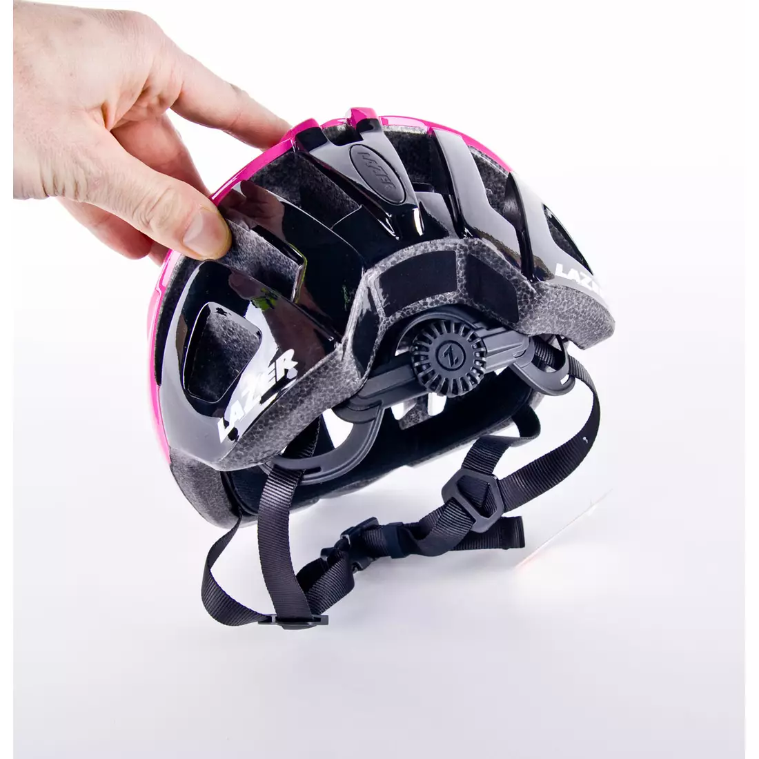 Silniční cyklistická helma LAZER TONIC TS+, růžový lesk