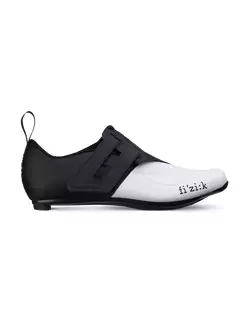 Triatlonová cyklistická obuv FIZIK TRANSIRO POWERSTRAP R4 bílá černá