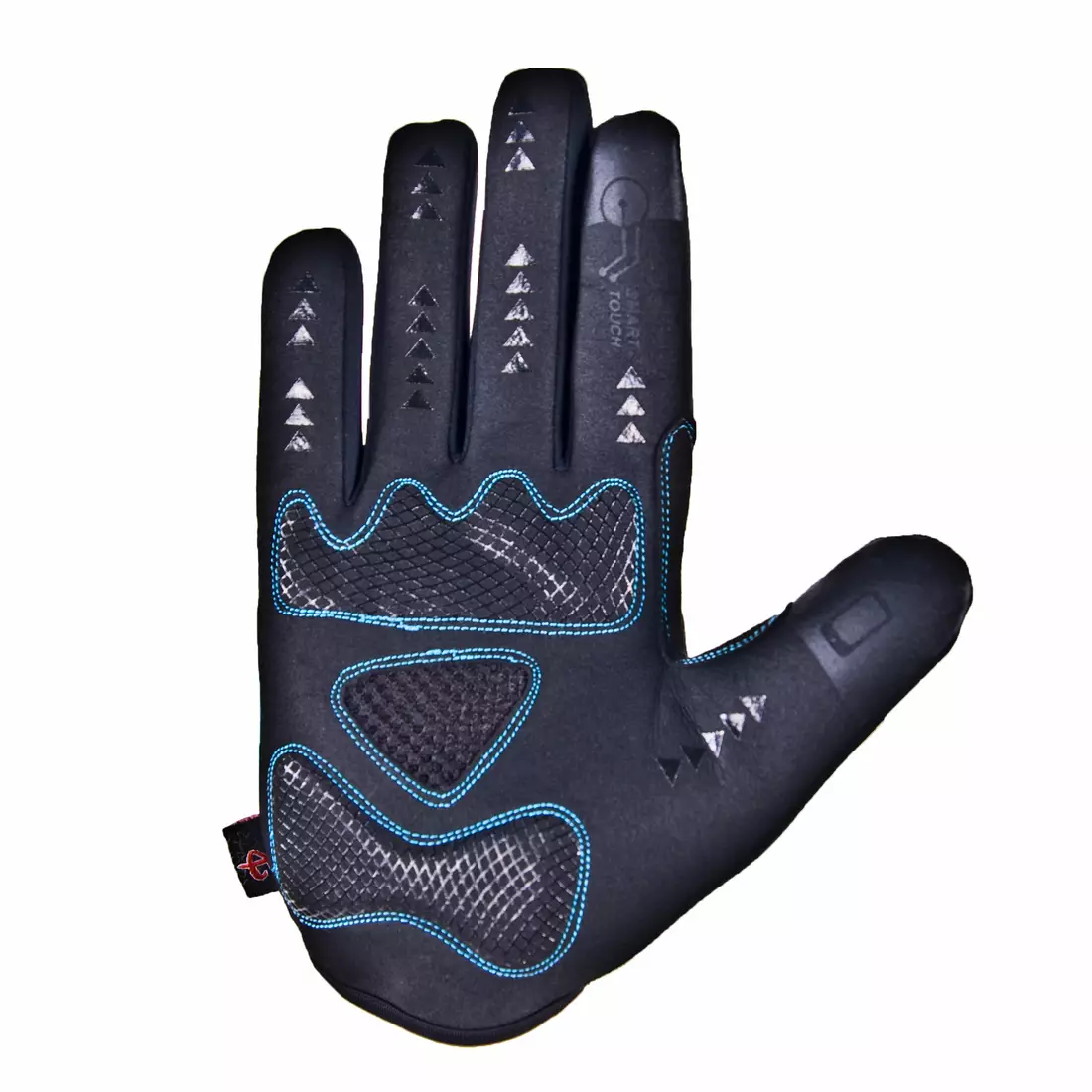 Zimní cyklistické rukavice DEKO ROST černomodré DKWG-0715-006A