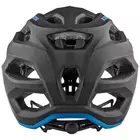 ALPINA CARAPAX 2.0 černá a modrá cyklistická helma
