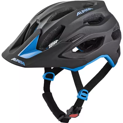 ALPINA CARAPAX 2.0 kask rowerowy czarno-niebieski 