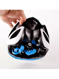 Cyklistická helma Uvex Flash 4109660117 white/blue