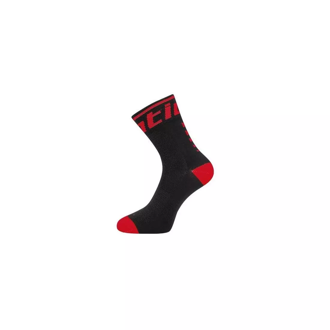 Cyklistické ponožky SANTIC černo-červené 6C09054H