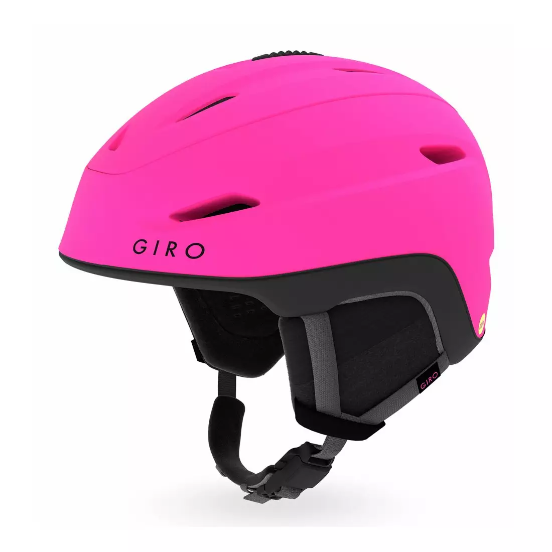 Dámská lyžařská/snowboardová helma GIRO STRATA MIPS matte bright pink black 