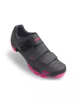Dámské cyklistické boty MTB GIRO MANTA R dark shadow bright pink 
