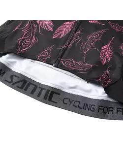 Dámský cyklistický dres SANTIC černý L8C02134