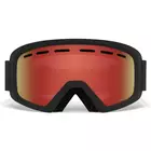 Juniorské lyžařské / snowboardové brýle REV BLACK ZOOM GR-7094685