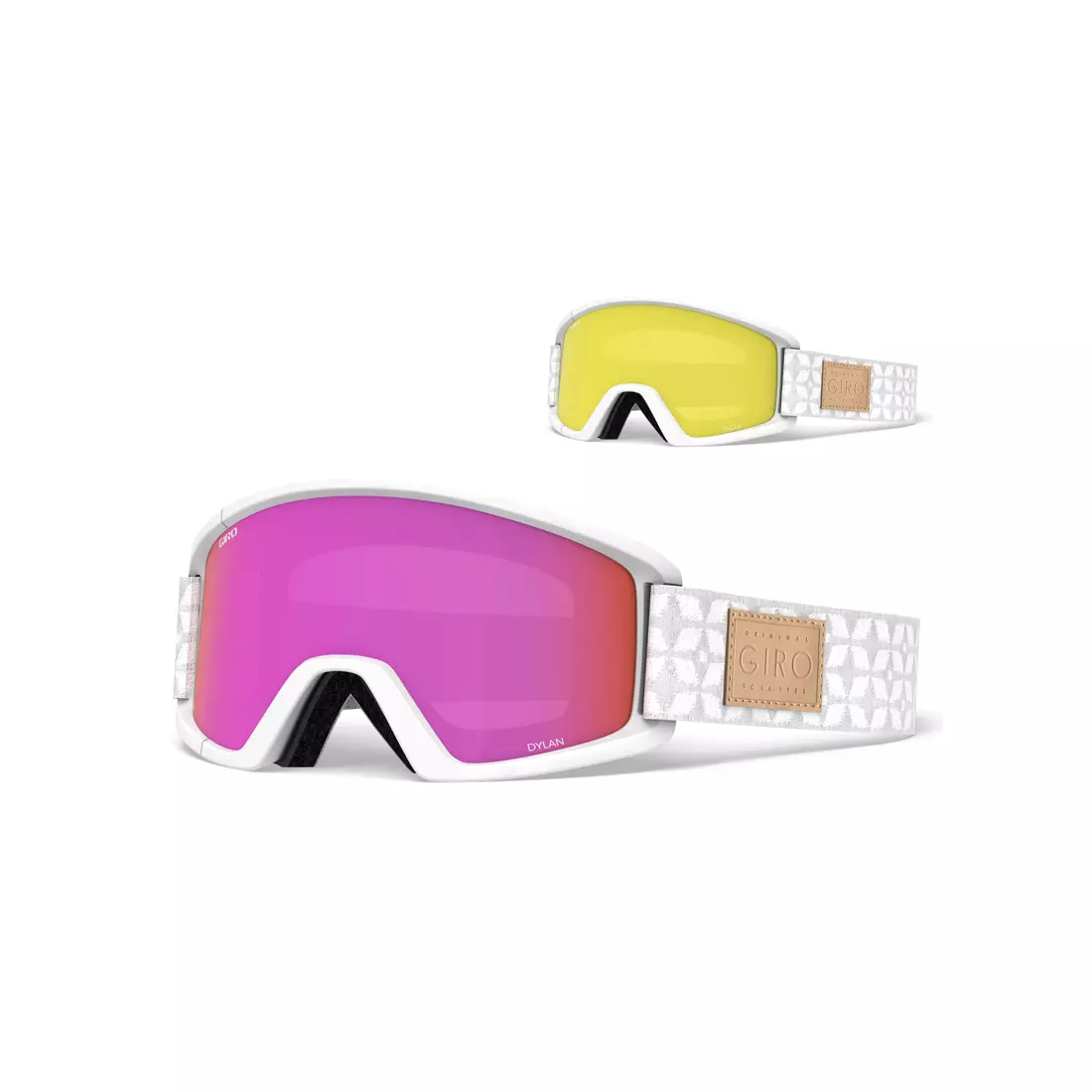 Lyžařské / snowboardové brýle GIRO DYLAN WHITE QUILTED GR-7083568