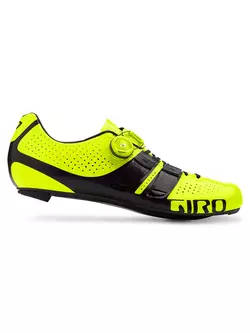 Pánská cyklistická obuv  GIRO FACTOR TECHLACE highlight yellow black 