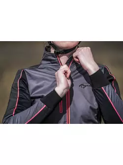 ROGELLI SHINE lehce izolovaná dámská cyklistická bunda 010.370 šedo-růžová