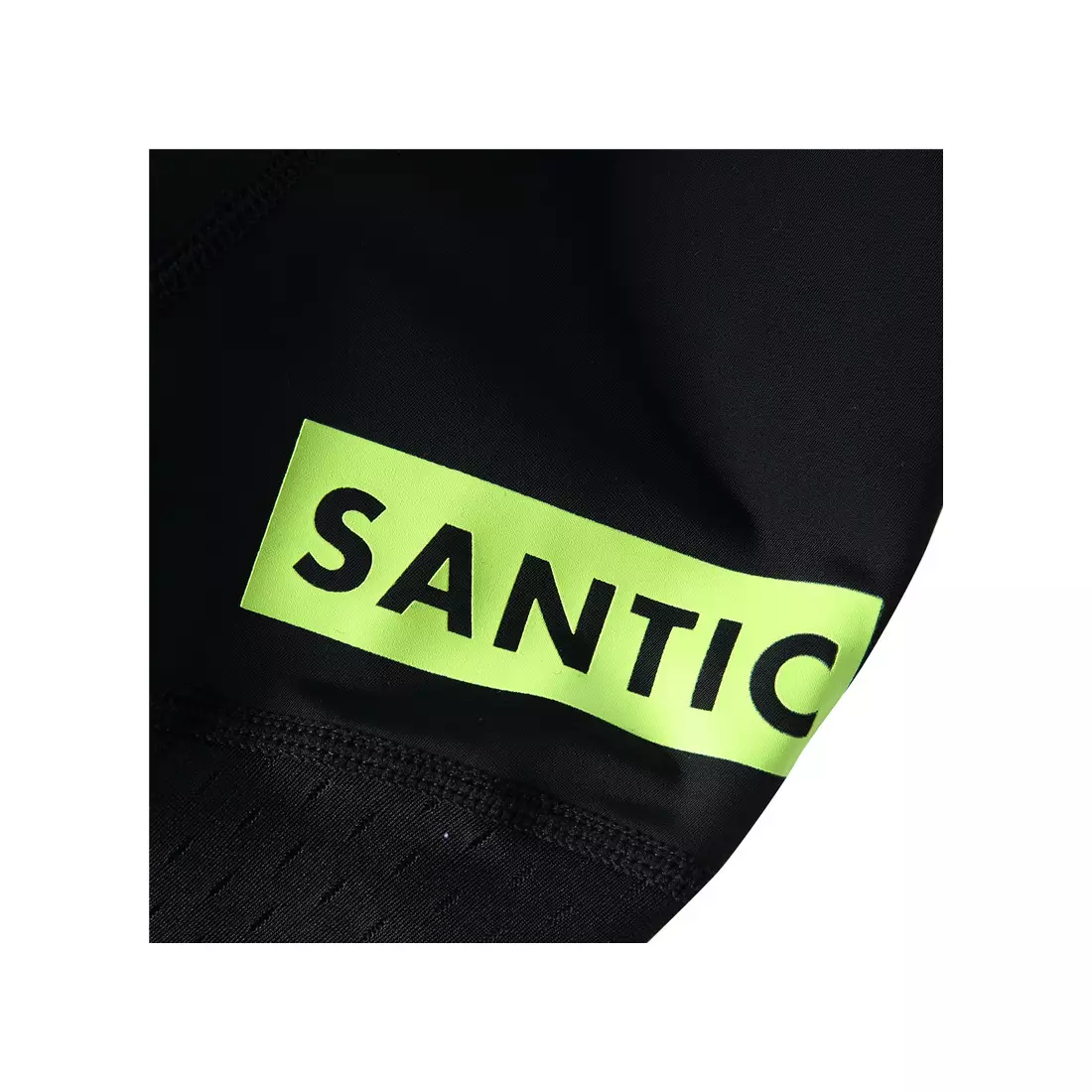 SANTIC 9C05104V Černé unisex cyklistické kraťasy