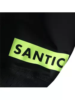 SANTIC 9C05104V Černé unisex cyklistické kraťasy
