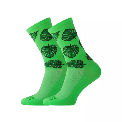 SUPPORTSPORT GREEN MONSTERA ponožky