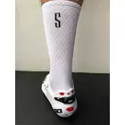 SUPPORTSPORT cyklistické ponožky WHITE'S