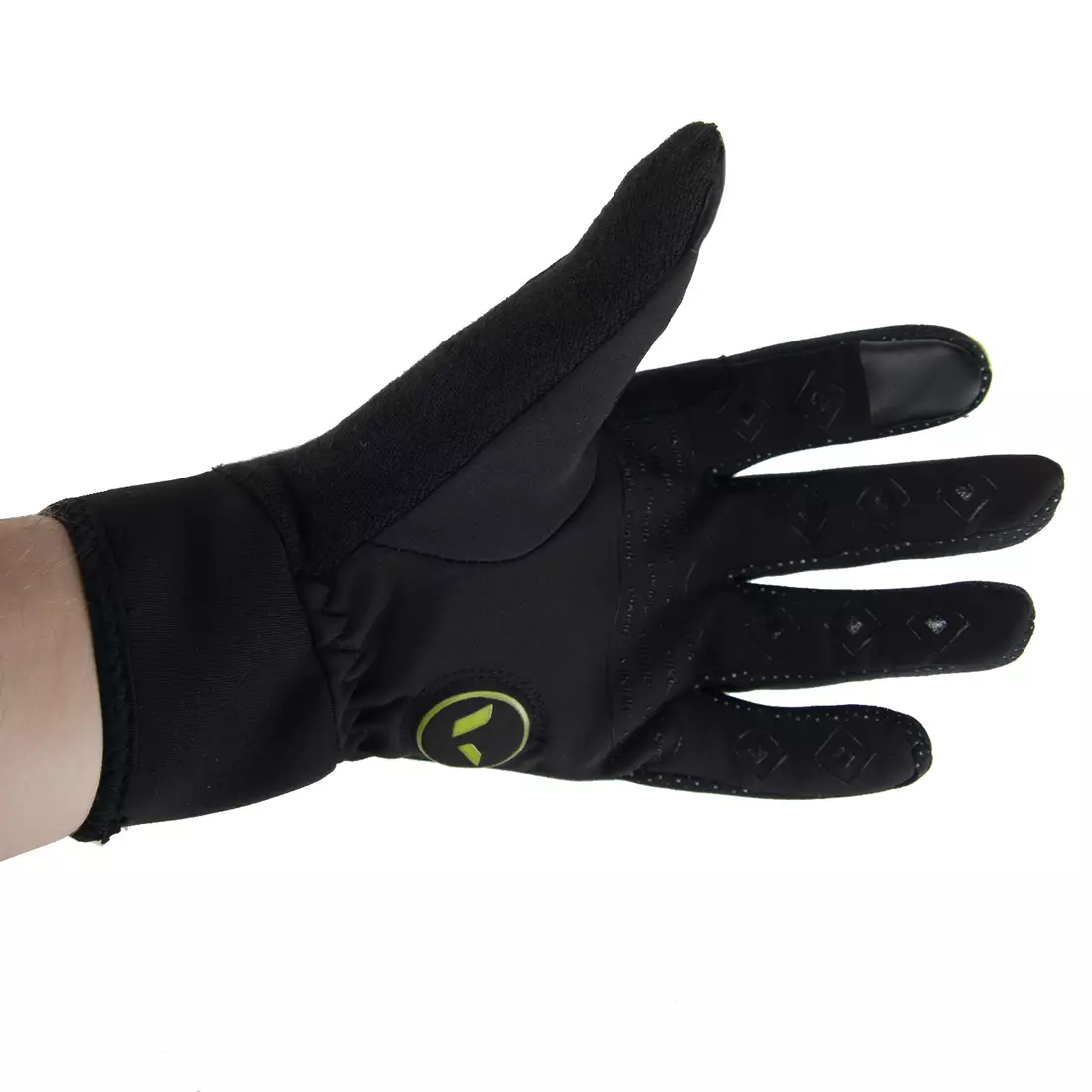 VIKING zimní cyklistické rukavice, RAMSAU multi 140/19/4595/74 fluorově černá
