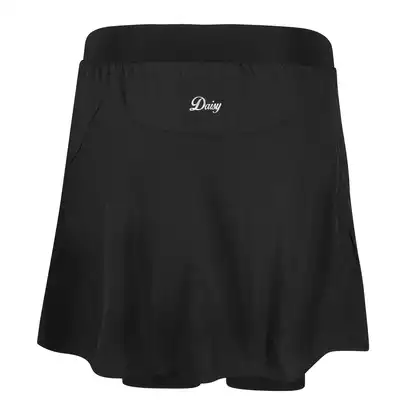 FORCE DAISY Černé cyklistické sukně šortky 