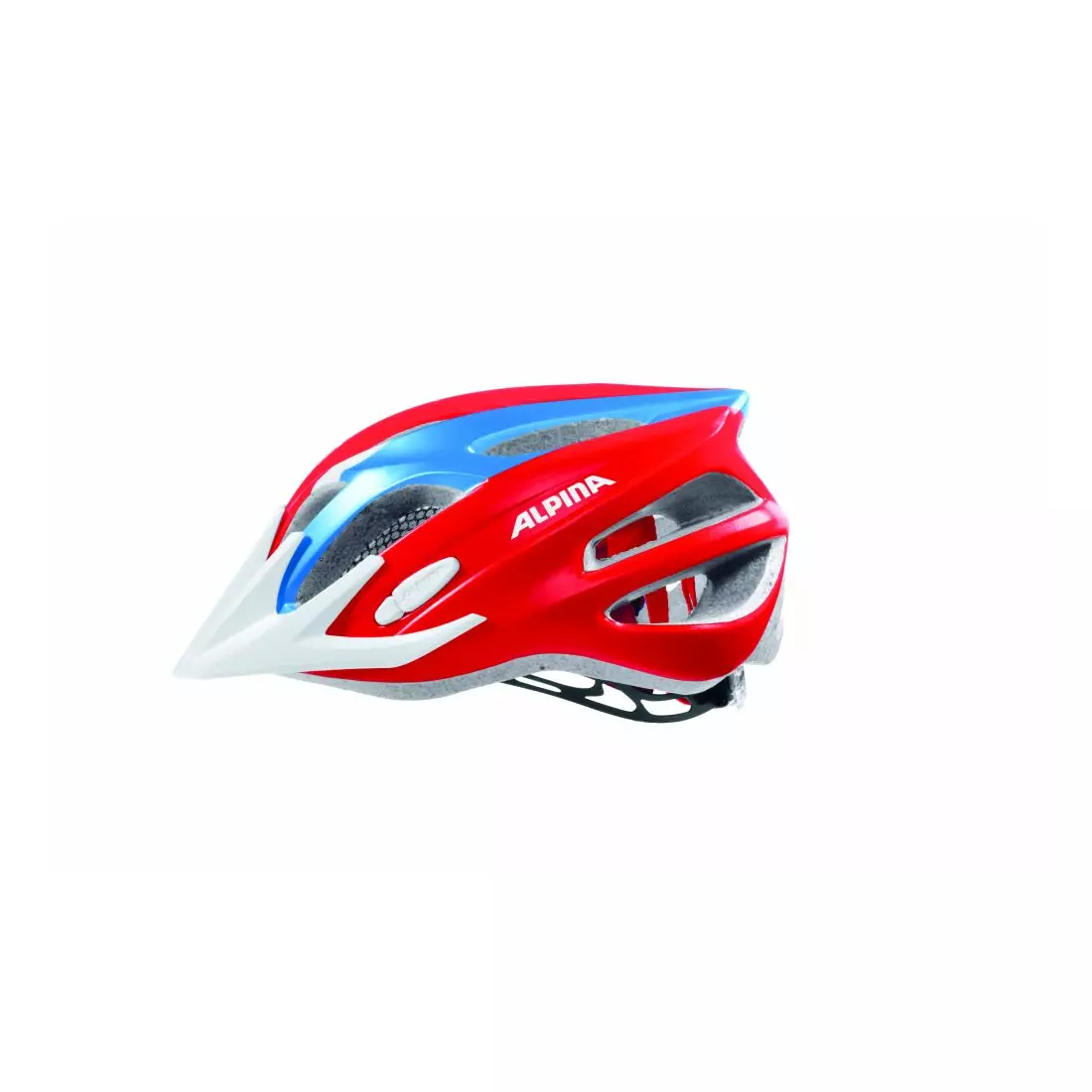 ALPINA Dětská cyklistická helma FB JUNIOR 2.0 ČERVENO-MODRO-BÍLÁ