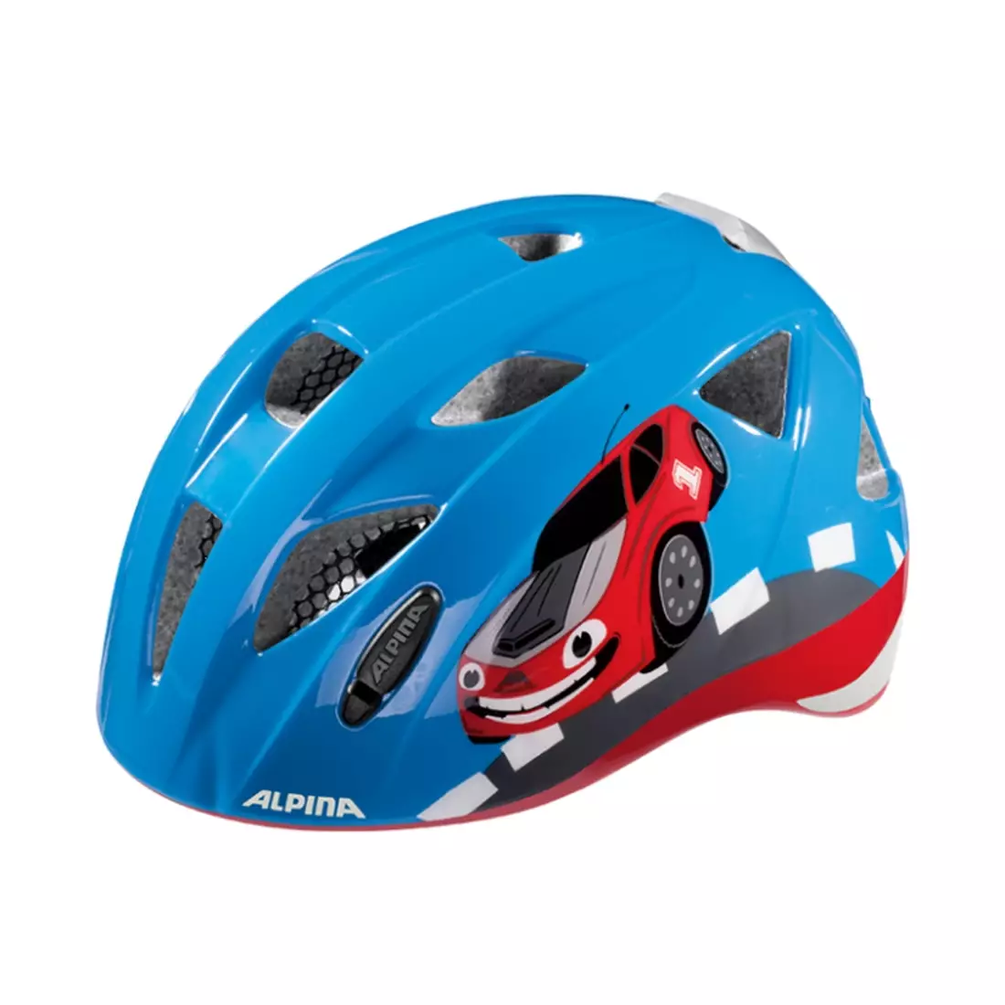 ALPINA Dětská cyklistická helma XIMO FLASH RED CAR 