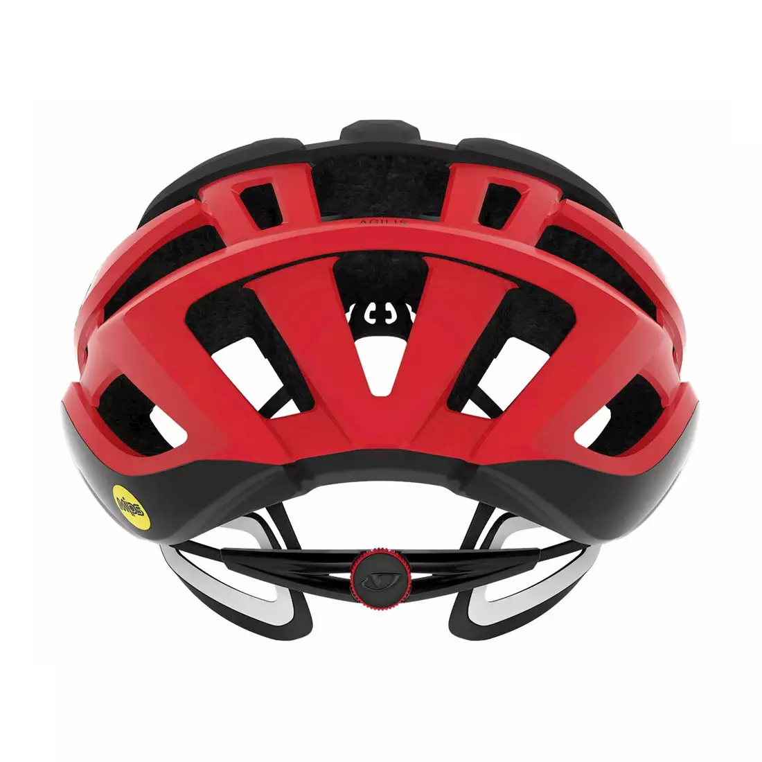 Cyklistická helma GIRO AGILIS matte black bright red 