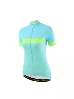 DONEN dámský cyklistický dres tyrkysově zelený