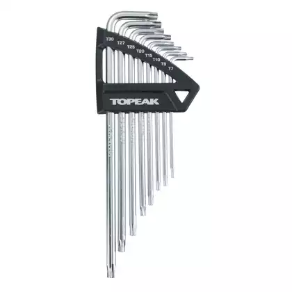 TOPEAK PREPSTATION KLUCZ SERWISOWY: zestaw kluczy TORX WRENCH SET (T7/T9/T10/T15/T20/T25/T27/T30) T-TPS-SP05