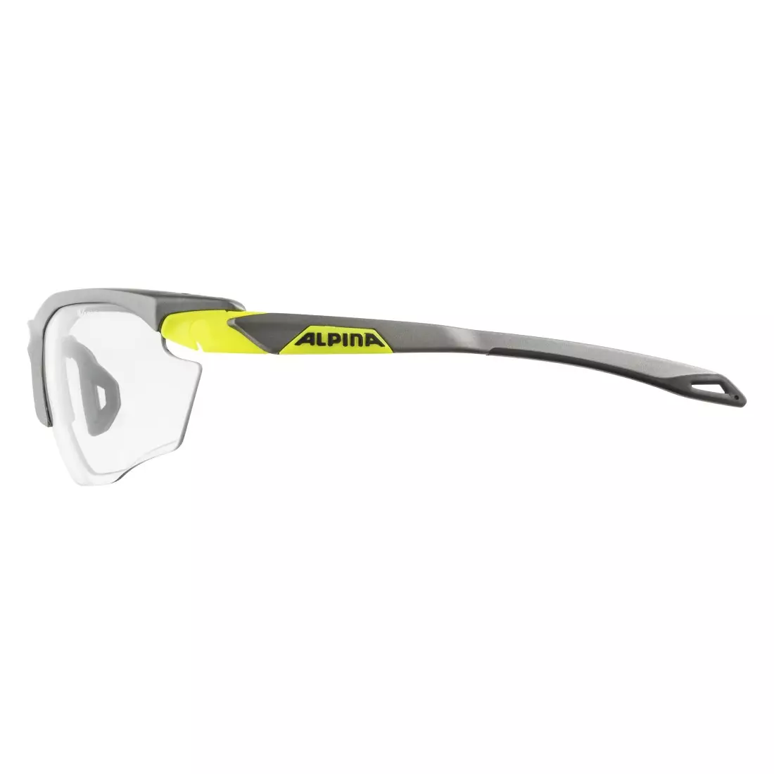 ALPINA fotochromatické sportovní brýle twist five HR VL+ tin matt- neon yellow A8592126