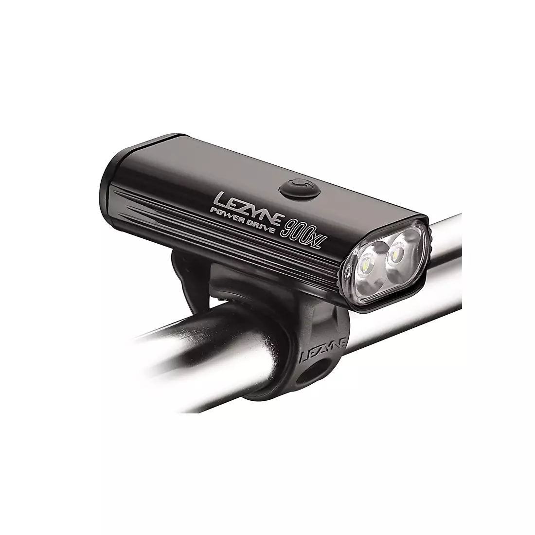 Přední světlomet LEZYNE LED POWER DRIVE 900XL, USB, černý LZN-1-LED-5-V404