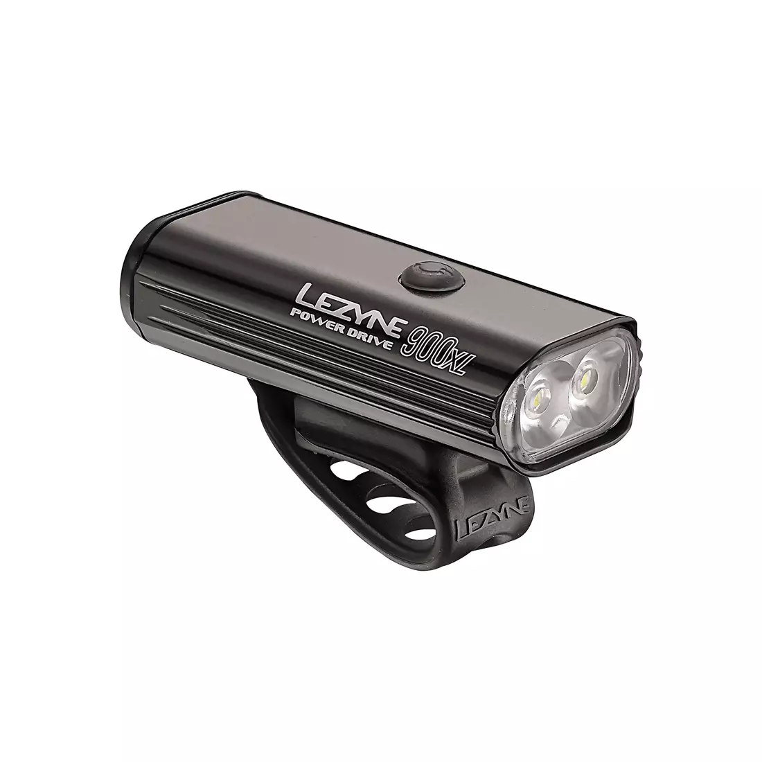 Přední světlomet LEZYNE LED POWER DRIVE 900XL, USB, černý LZN-1-LED-5-V404