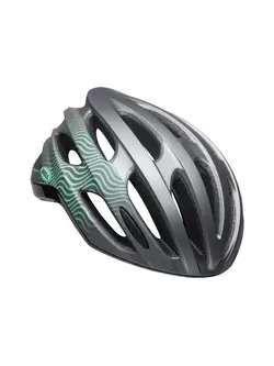 BELL FORMULA helma na silniční kolo, matte gloss gunmetal mint black