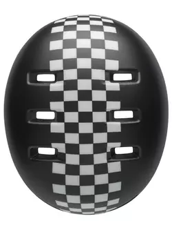 BELL LIL RIPPER Dětská cyklistická helma, checkers matte black white