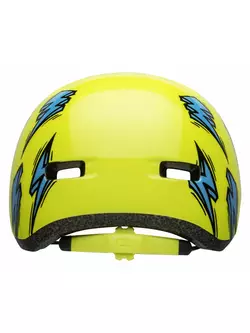 BELL LIL RIPPER Dětská cyklistická helma hi-viz blue bolt 
