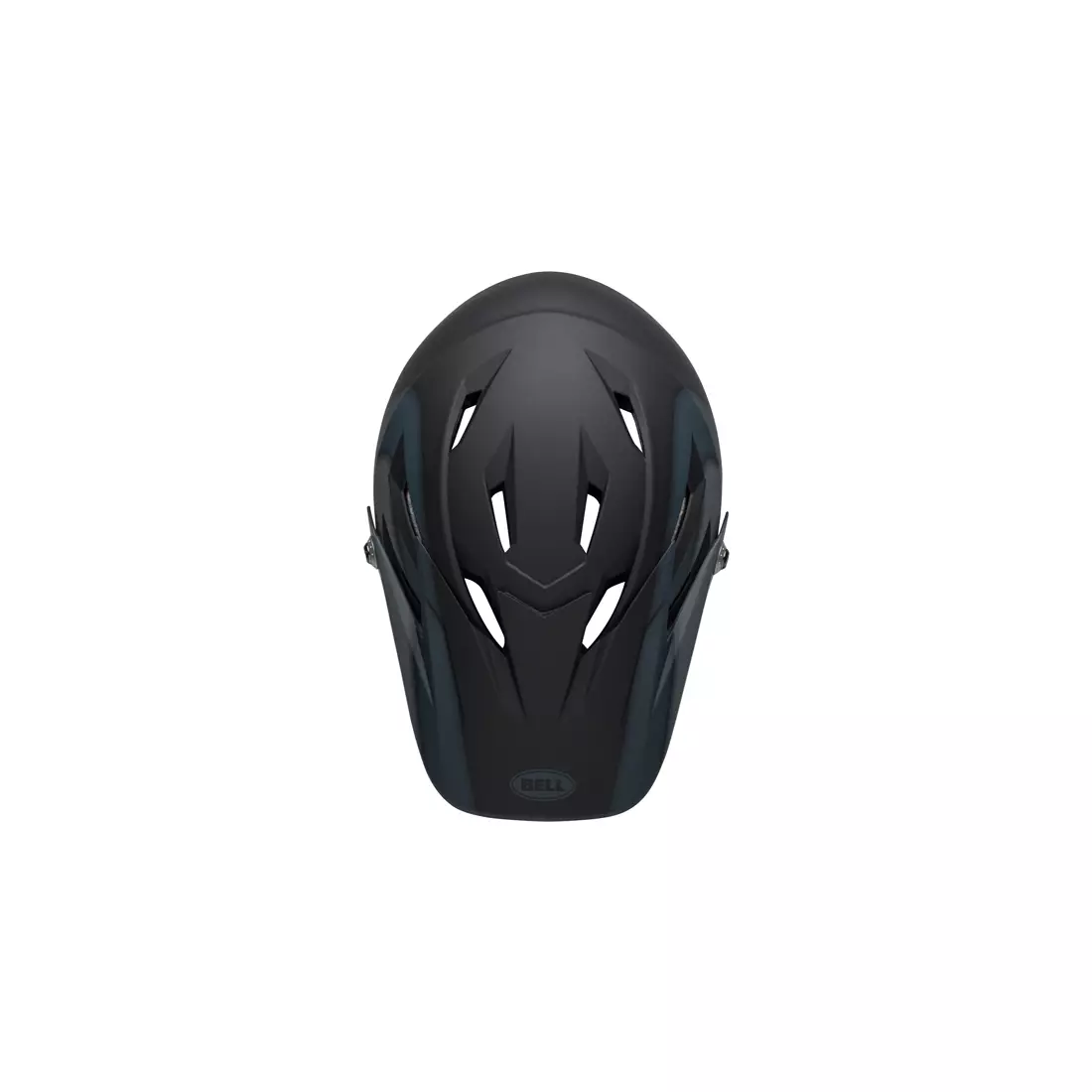 BELL SANCTION celoobličejová cyklistická helma, presences matte black