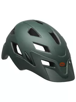 BELL SIDETRACK dětská helma matte dark green orange 