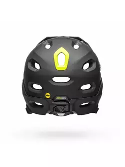 BELL SUPER DH MIPS SPHERICAL helma na kola s plným obličejem, matte gloss black