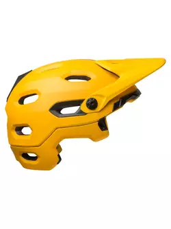 BELL SUPER DH MIPS SPHERICAL helma na kola s plným obličejem, matte gloss yellow black