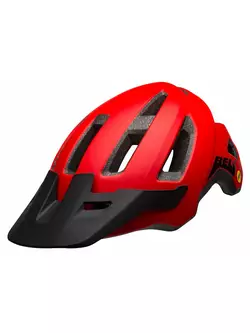 Cyklistická helma mtb BELL NOMAD matte red black 