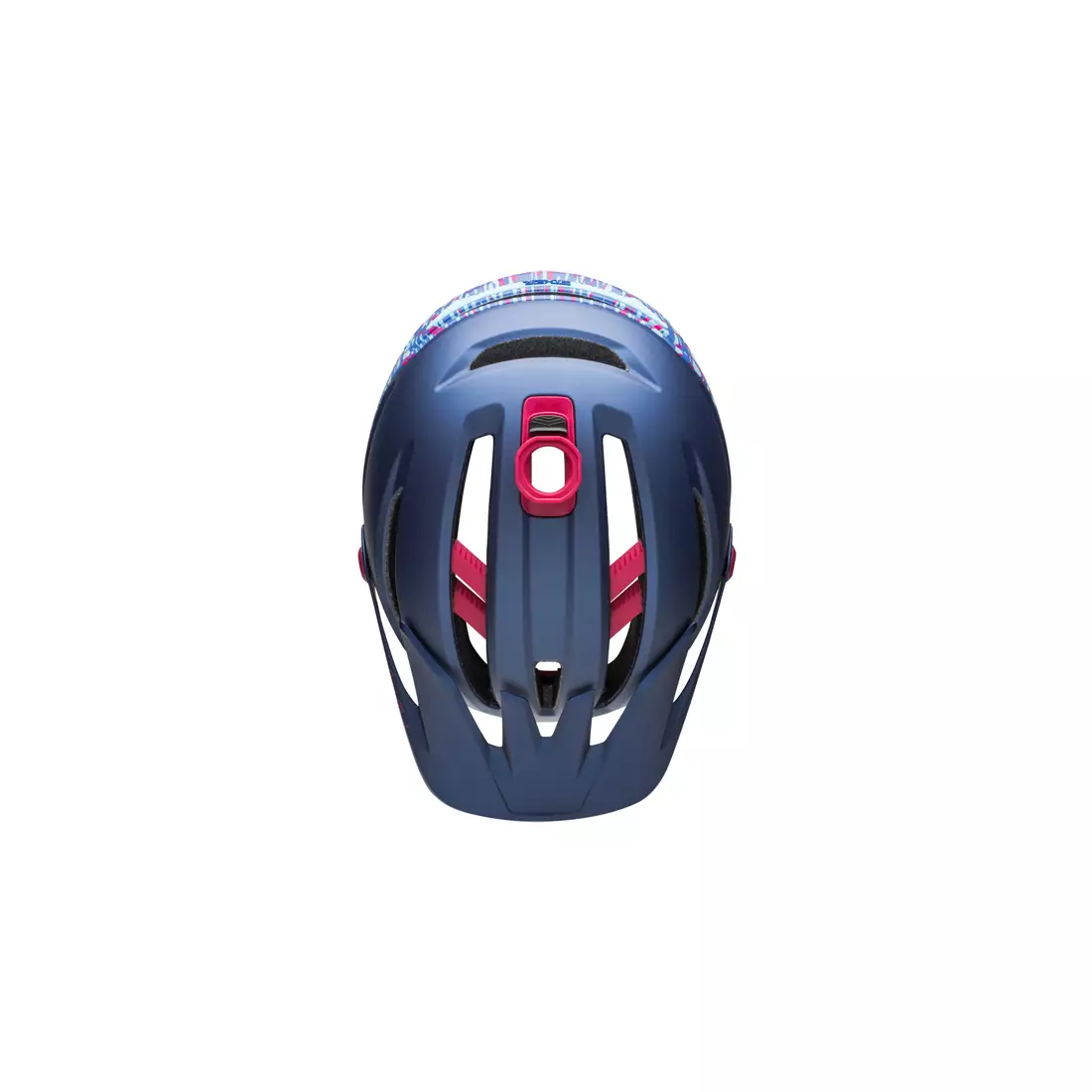 Cyklistická helma mtb BELL SIXER JOY RIDE MIPS matte navy cherry fibers 