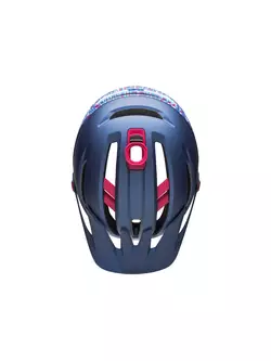 Cyklistická helma mtb BELL SIXER JOY RIDE MIPS matte navy cherry fibers 
