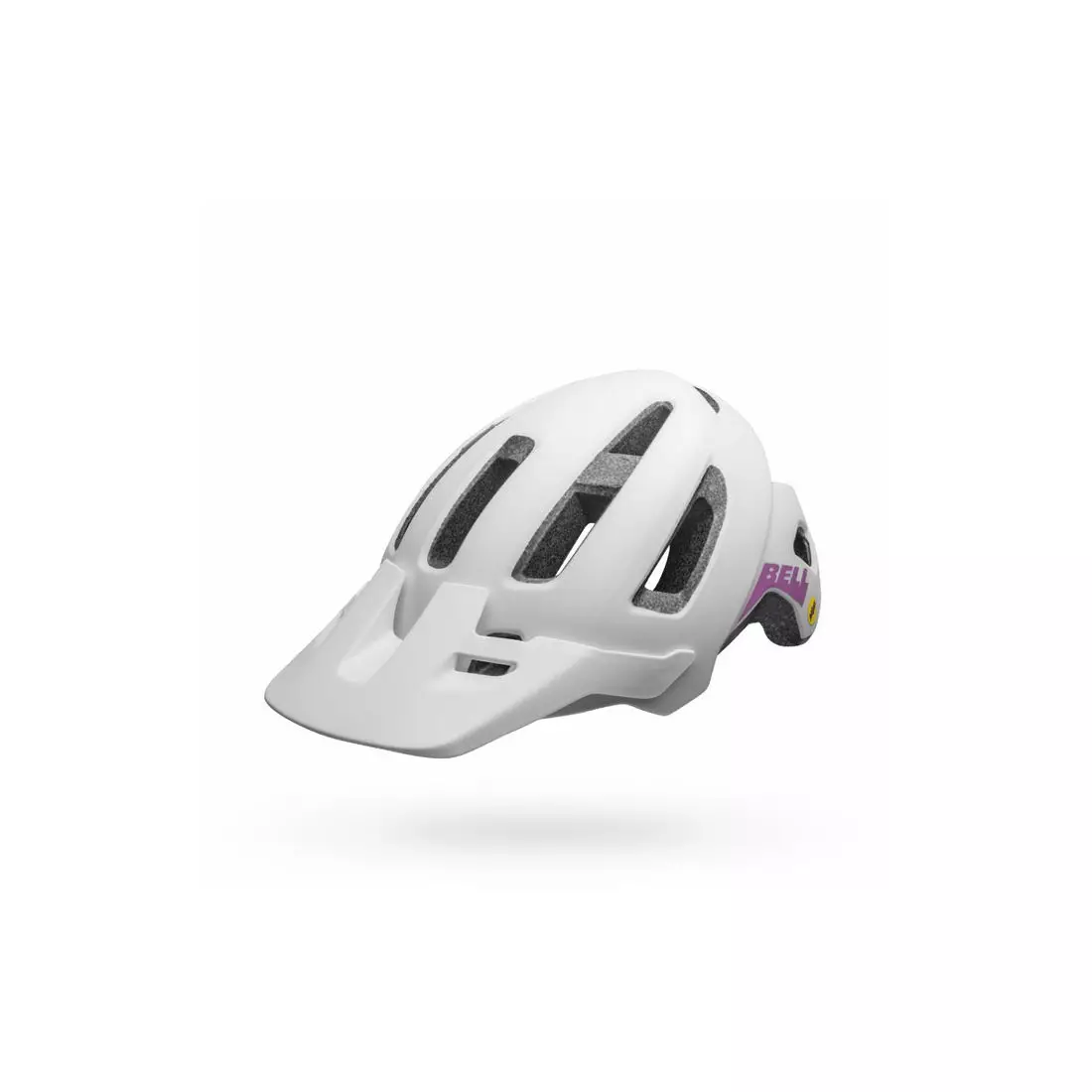 Juniorská cyklistická helma BELL NOMAD JR matte white purple 