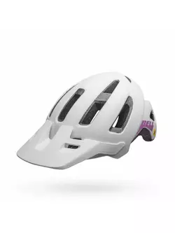 Juniorská cyklistická helma BELL NOMAD JR matte white purple 