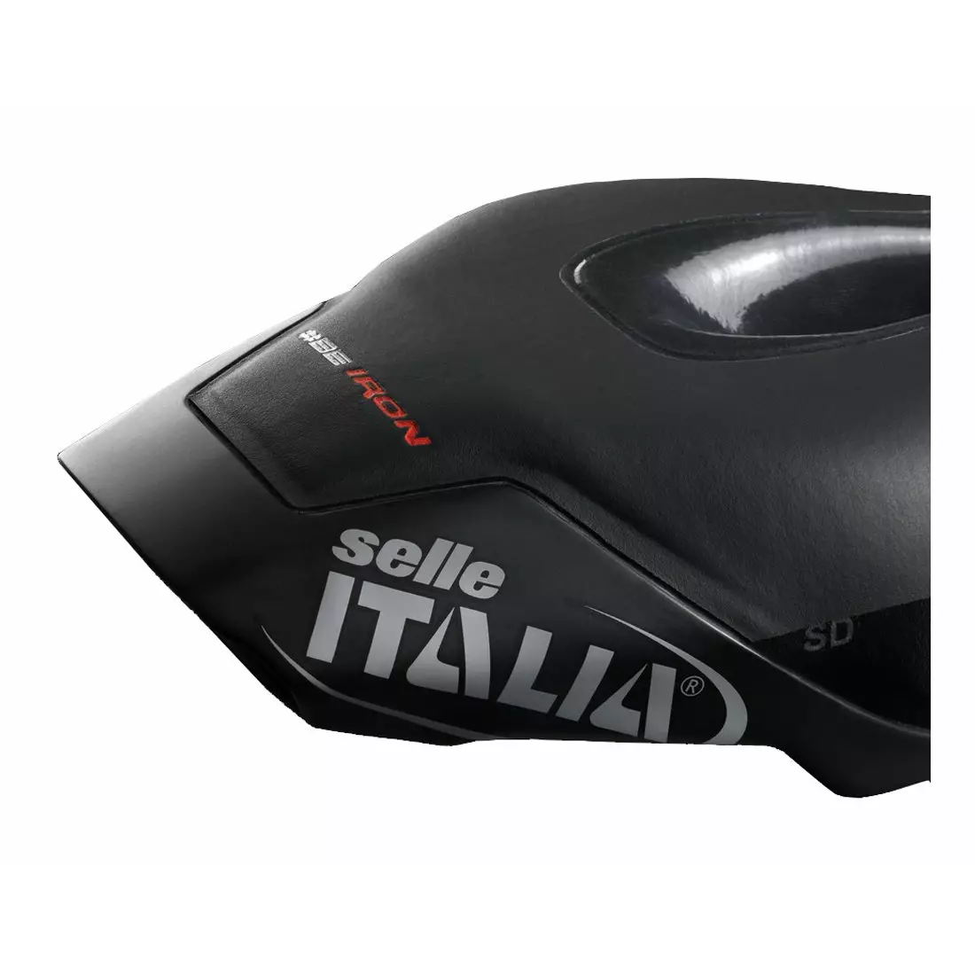 SELLE ITALIA sedlo jízdního kola Iron Evo Superflow HD (id match - universal) tvrdý Černá SIT-031A501IKC010