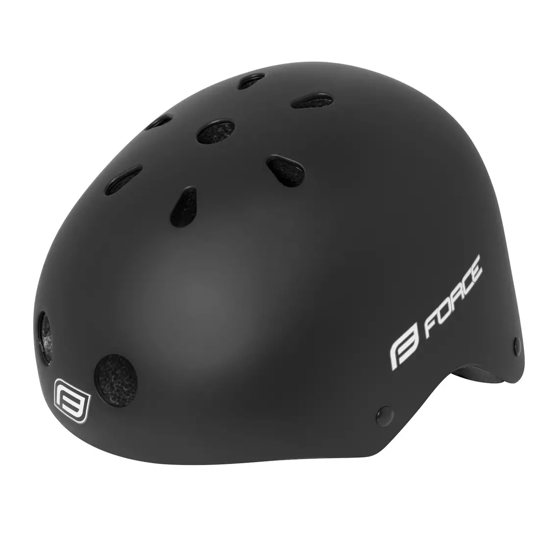 FORCE BMX Cyklistická helma, black matt