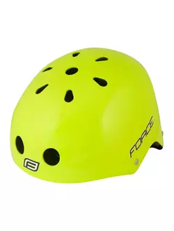 FORCE BMX Cyklistická helma, fluo