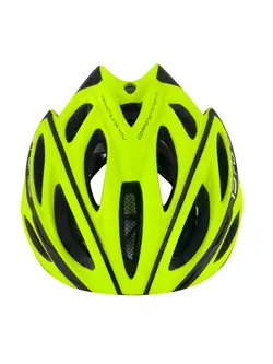 FORCE BULL Cyklistická helma fluo-black 