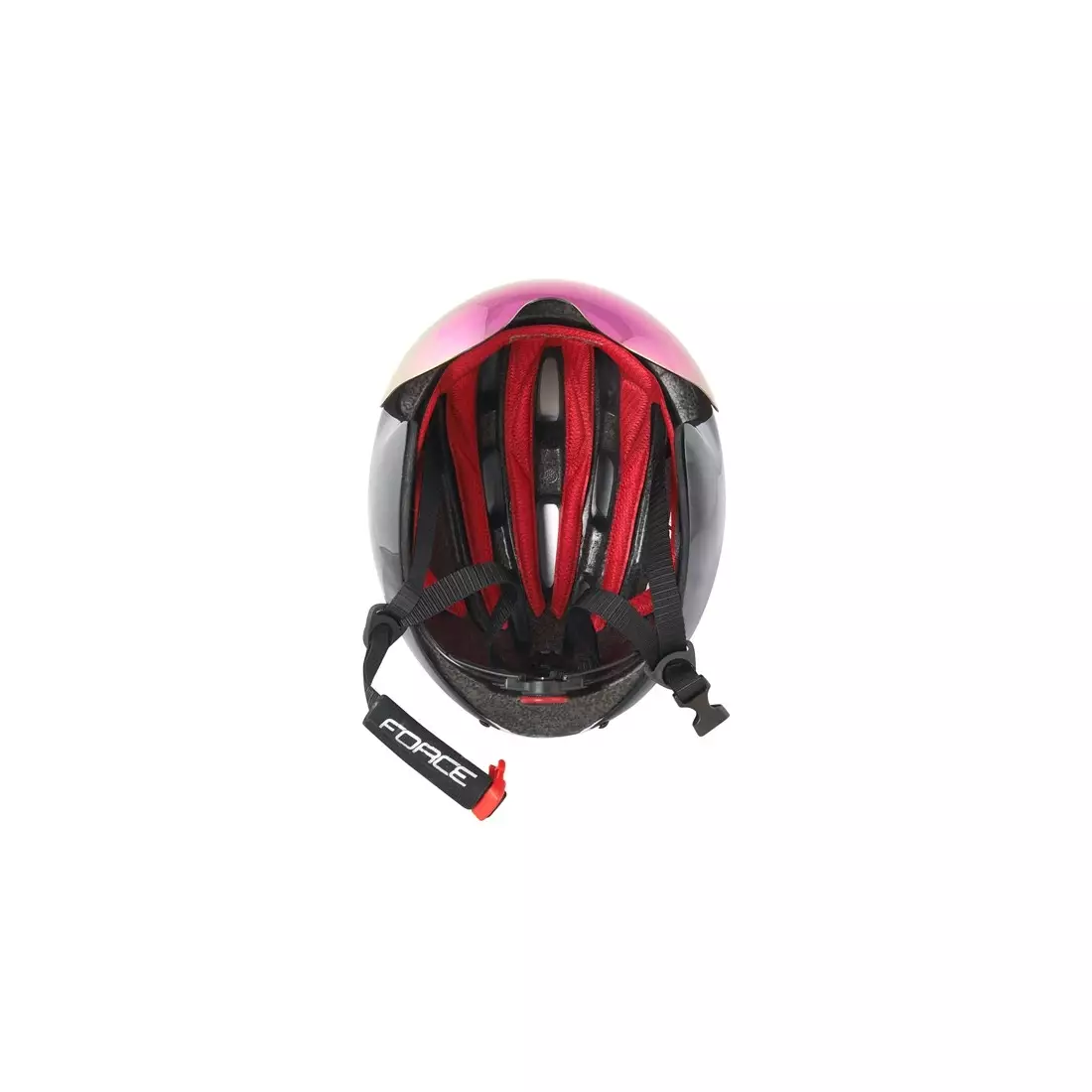 FORCE GLOBE Cyklistická helma black-white 